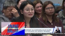 Guo, walang binanggit sa kaniyang sulat kung dadalo na siya sa susunod na Senate hearing | Unang Balita