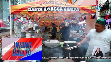 Iba't ibang Pinoy food, ibinida sa food fest sa New York | Unang Balita