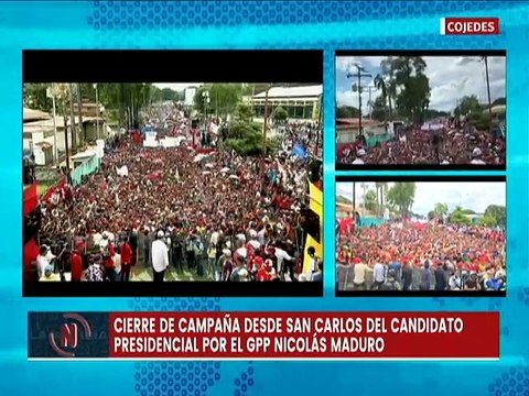 Cojedes se desborda de amor y alegría para recibir al candidato Nicolás Maduro