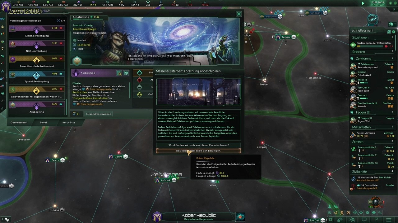 Ein wenig Zeit um das Reich zu managen. | Stellaris | Ep. 13