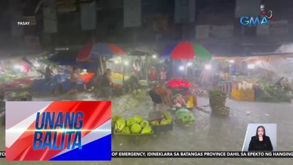 Libertad Market, binaha; mga panindang buko, lumutang | Unang Balita