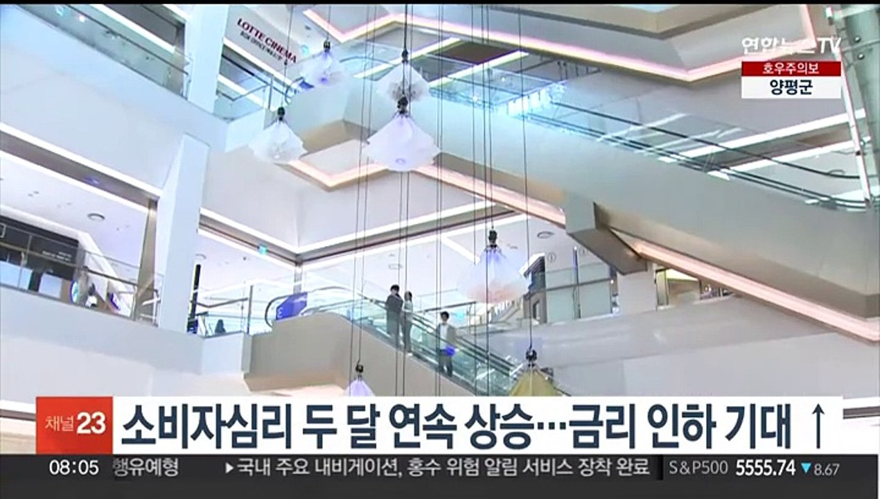 소비자심리 두 달 연속 상승…금리 인하 기대 ↑
