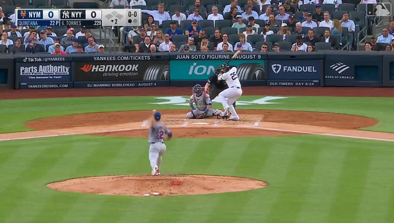 MLB: Gleyber Torres conecta su jonrón 9 ante los Mets