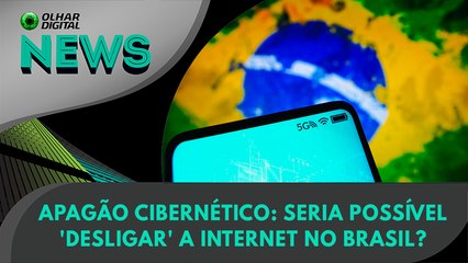 Apagão cibernético: é possível desligar a internet no Brasil? | 23/07/2024 | #OlharDigital