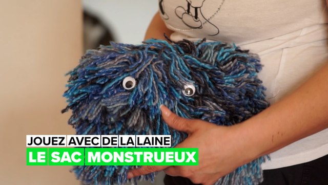 Jouez avec de la laine : le sac à main monstrueux