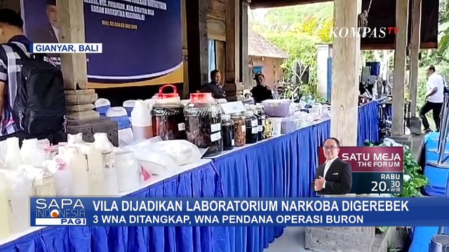 Vila di Bali Dijadikan Laboratorium Narkoba Digerebek BNN, 3 WNA Ditangkap
