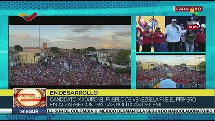 Pdte. Maduro enfatizó los estragos de las guarimbas provocados por la extrema derecha en Carabobo