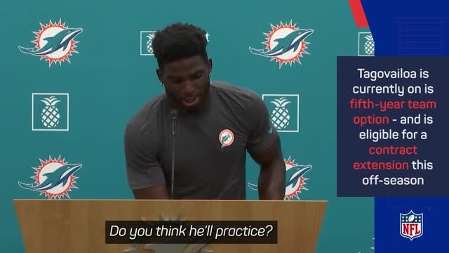 Hill believes Tagovailoa will practice despite contract situation