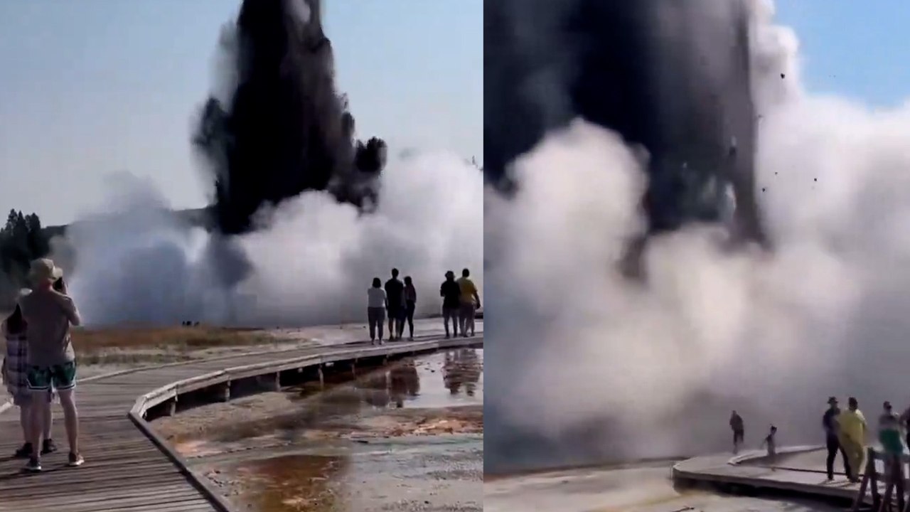 Explosión en Yellowstone