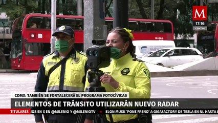 Autoridades implementan radar móvil en CdMx para reducir las muertes de motociclistas