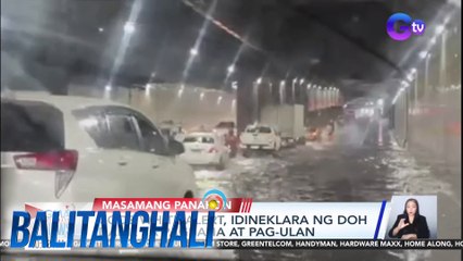 Code White Alert, idineklara ng DOH dahil sa pagbaha at pag-ulan | Balitanghali