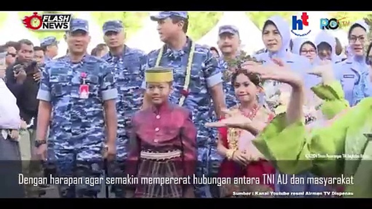 Tinjau Karya Bakti di Sulsel, Kasau- TNI AU Bantu Ringankan Kebutuhan Bangsa Indonesia