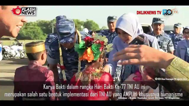 Tinjau Karya Bakti di Sulsel, Kasau TNI AU Bantu Ringankan Kebutuhan Bangsa Indonesia