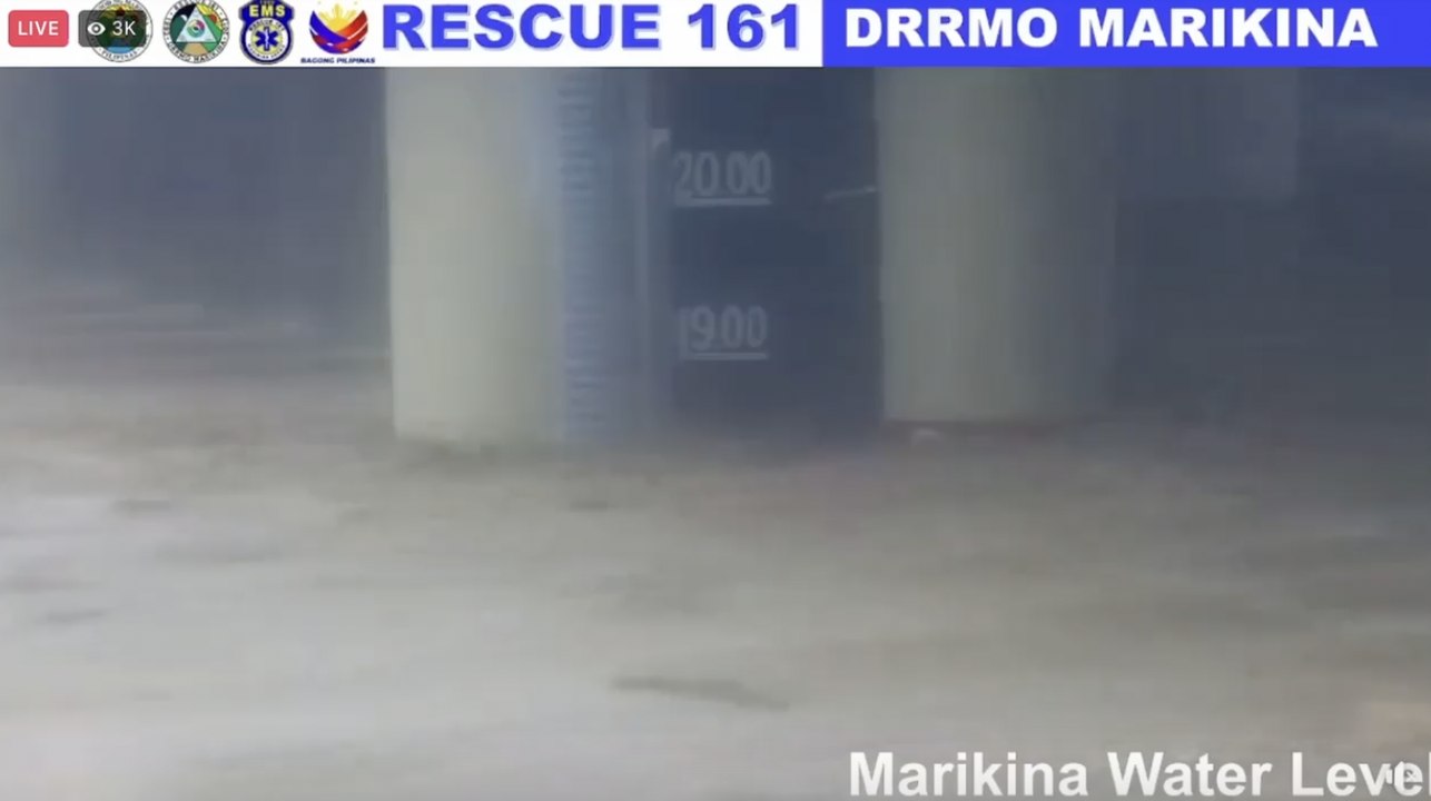 FORCED EVACUATION: Marikina River level reaches 3rd alarm