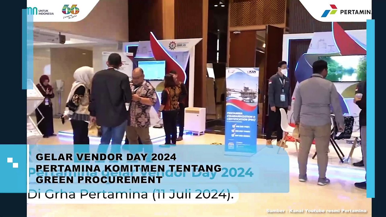 Gelar Vendor Day 2024 PERTAMINA Komitmen Tentang Green Procurement