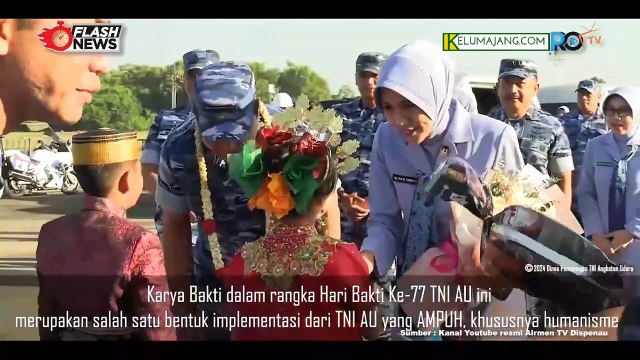 Tinjau Karya Bakti di Sulsel, Kasau TNI AU Bantu Ringankan Kebutuhan Bangsa Indonesia