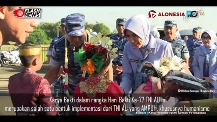 Tinjau Karya Bakti di Sulsel, Kasau: TNI AU Bantu Bantu Ringankan Kebutuhan Bangsa Indonesia