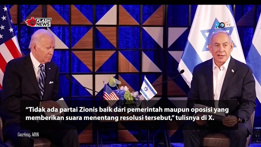 Knesset Israel Beri Suara untuk Tolak Negara Palestina