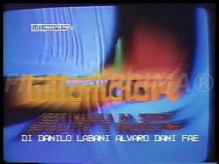 Tuttomotori  di Romano Lovari - Sigla coda. Tele Centro Toscana - 1983