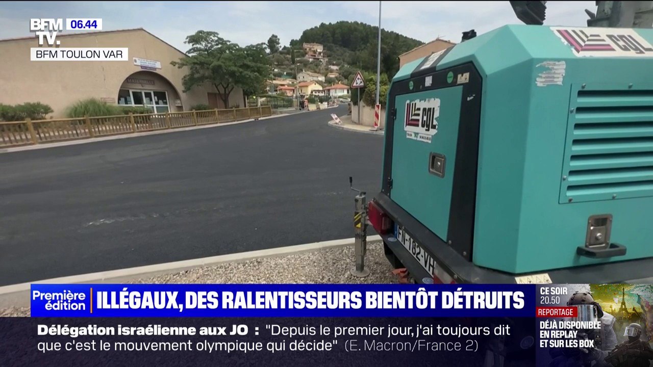 Illégaux, des ralentisseurs détruits dans le Var après une décision de justice