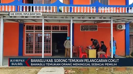 Bawaslu Kab. Sorong Temukan Pelanggaran Coklit