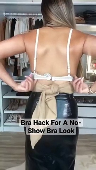 BRA TUTORIALS For A No-Show Bra Look✨ #grwm #fashion #style #fashionhacks #shorts #ootd #styletips
