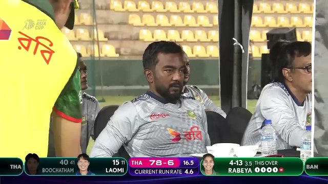 Bangladesh (W) vs Thailand (W) _ ACC Women's Asia Cup _ Match 8 _ Highlights