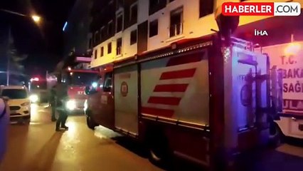 Van'da apartman yangını: 40 kişi dumandan etkilendi