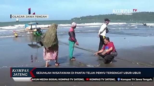 Sejumlah Wisatawan di Pantai Teluk Penyu Tersengat Ubur-Ubur