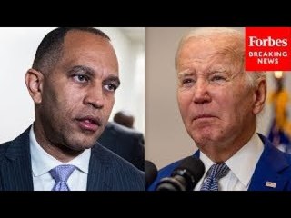 ‘That Will Remain Private’: Jeffries Dodges Questions On Talks With Biden Leading Up To Withdrawal