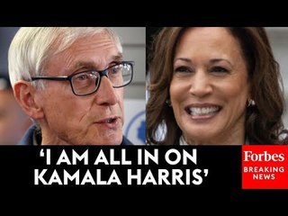 'I Am Jazzed As Hell': Gov. Tony Evers Welcomes Vice President Harris To Wisconsin Campaign Rally