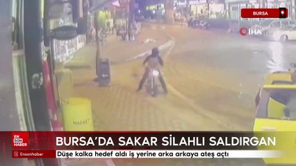 Bursa'da sakar silahlı saldırgan iş yerine arka arkaya ateş açtı