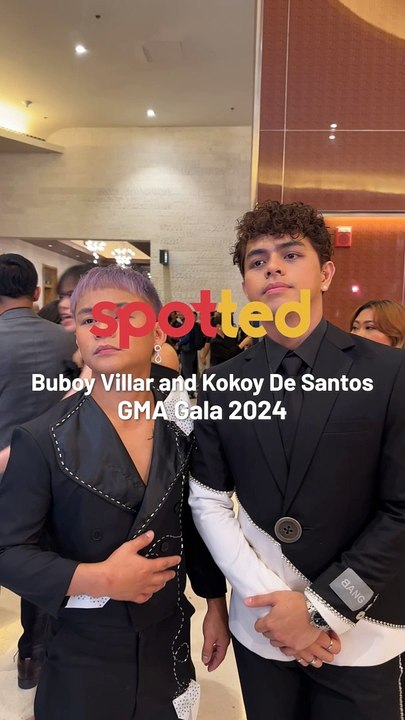 Running Man PH stars Buboy Villar and Kokoy De Santos on what to eat post-inuman. #GMAGala2024 #EntertainmentNewsPH
