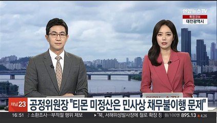 공정위원장 "티몬 미정산은 민사상 채무불이행 문제"