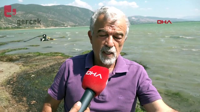 Eğirdir Gölü'nde binlerce kabuklu su canlısı ölüsü kıyıya vurdu