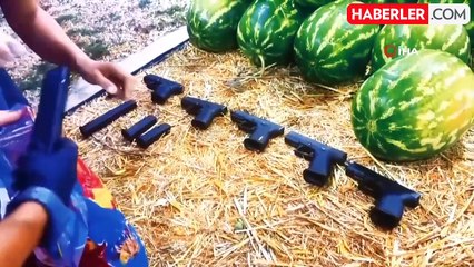 Karpuzcu tezgahı değil, kaçak silah tezgahı