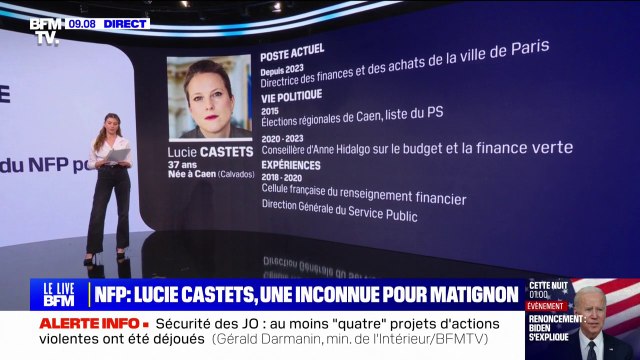 Qui est Lucie Castets, la candidate du NFP pour Matignon?