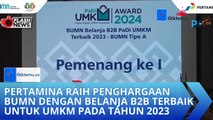 Pertamina Raih Penghargaan BUMN dengan Belanja B2B Terbaik untuk UMKM pada Tahun 2023