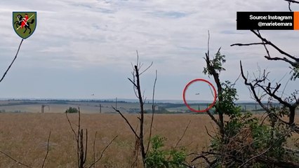 動画：ウクライナ軍がポクロフスク近郊でロシアのSu-25攻撃機を撃墜