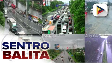 Trapiko sa ilang bahagi ng NLEX, bumigat dahil sa pagbaha sa ilang lugar