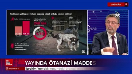 Tarım Bakanı İbrahim Yumaklı kanundaki ötanazi maddesini canlı yayında okudu