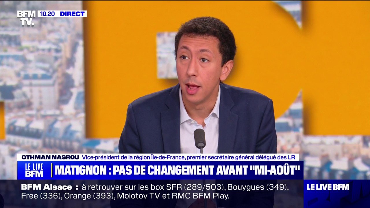 Othman Nasrou (LR) estime qu'une grande coalition serait "une addition des contraires"