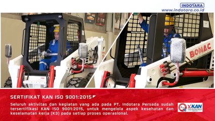 DELIVERY BOMAC SKID STEER LOADER TYPE TX-350S MENUJU GALA - BINTANG, KSO