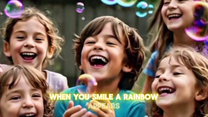 When you smile & rainbow | kids poem | nursery rhymes