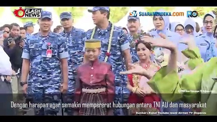 Tinjau Karya Bakti di Sulsel, Kasau TNI AU Bantu Ringankan Kebutuhan Bangsa Indonesia