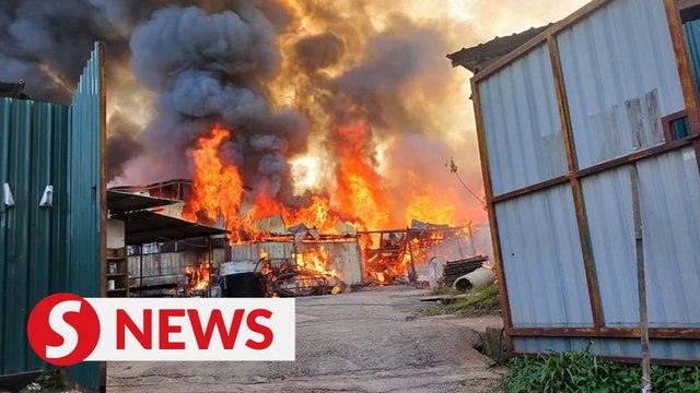 56 containers used as workers’ quarters destroyed in Wangsa Maju blaze