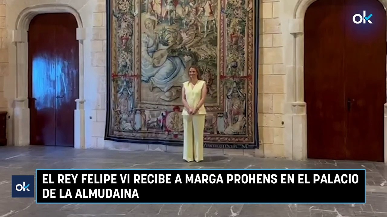 El Rey Felipe VI recibe a Marga Prohens en el Palacio de la Almudaina