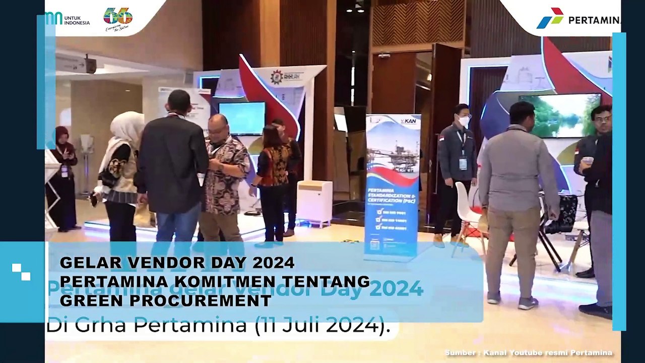 GELAR VENDOR DAY 2024 PERTAMINA KOMITMEN TENTANG GREEN PROCUREMENT
