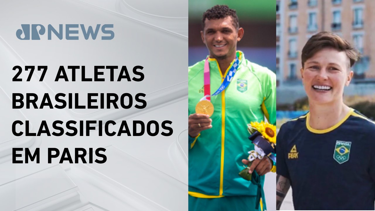 Isaquias Queiroz e Raquel Kochhann serão porta-bandeiras do Brasil na abertura das Olimpíadas 2024