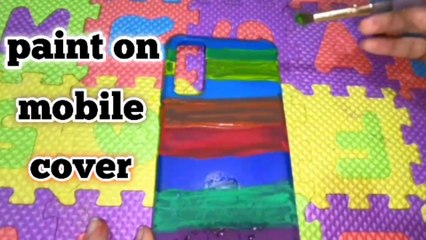DIY Phone cover ❤️ | Painting on my phone cover| UMNartcraft